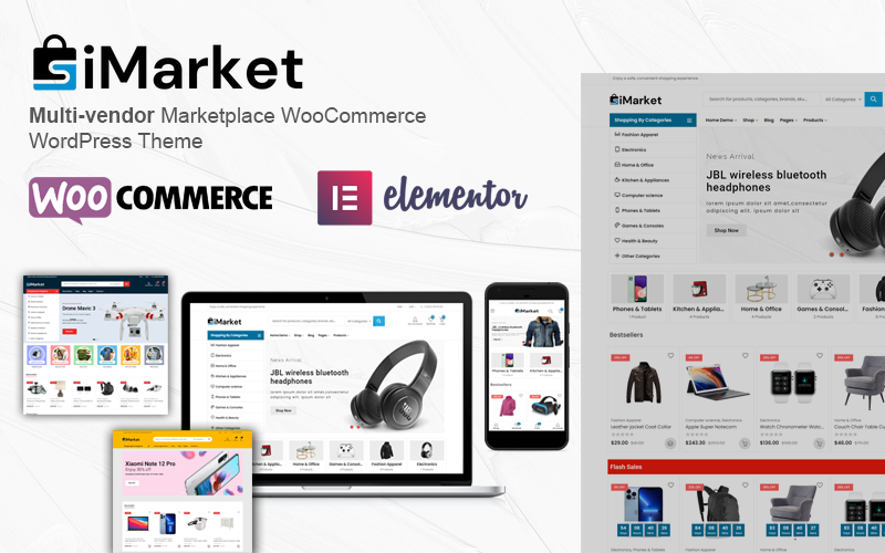iMarket – Multi-Vendor Marketplace
