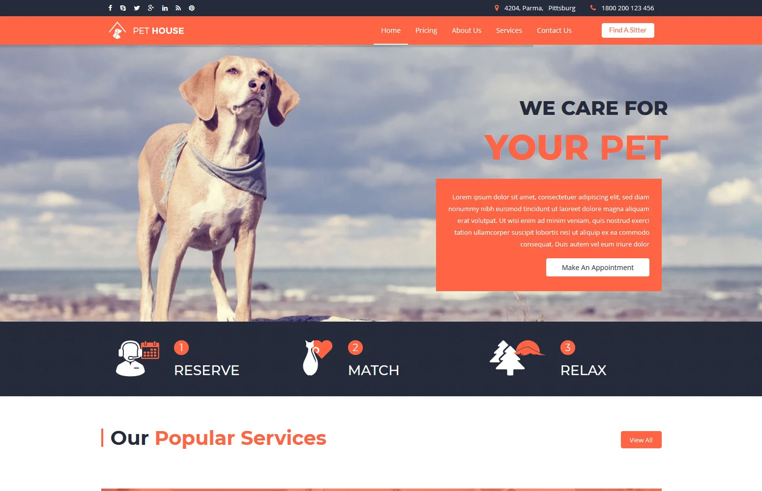 Pet House – Pet Care Service