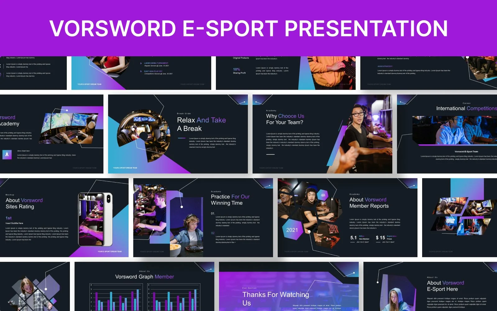 Vorsword – Esport Google Slide